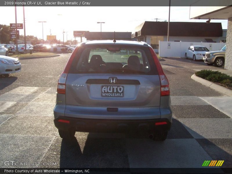Glacier Blue Metallic / Gray 2009 Honda CR-V LX