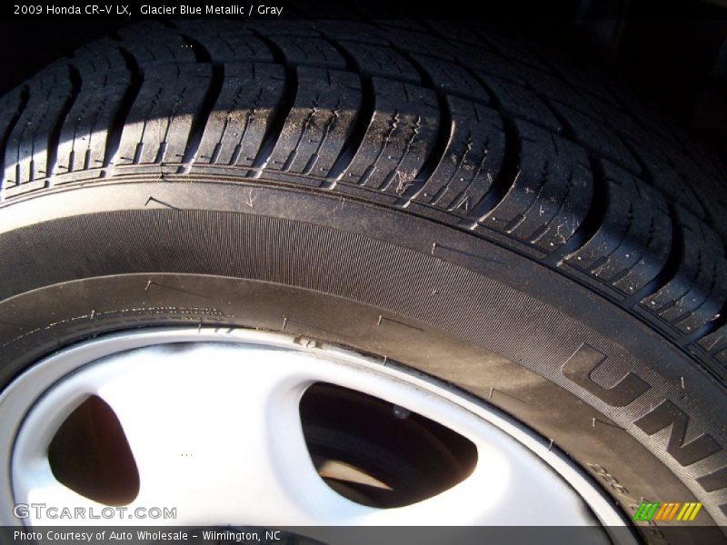 Glacier Blue Metallic / Gray 2009 Honda CR-V LX