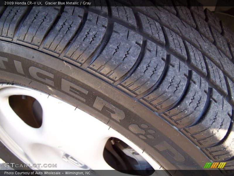 Glacier Blue Metallic / Gray 2009 Honda CR-V LX