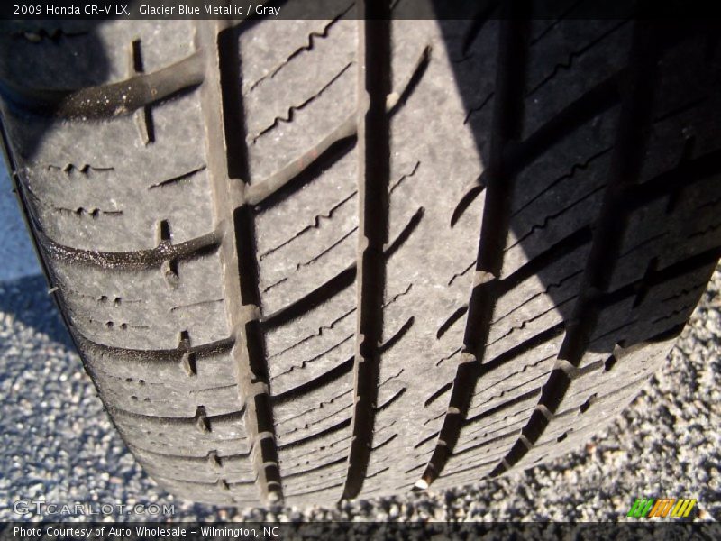 Glacier Blue Metallic / Gray 2009 Honda CR-V LX