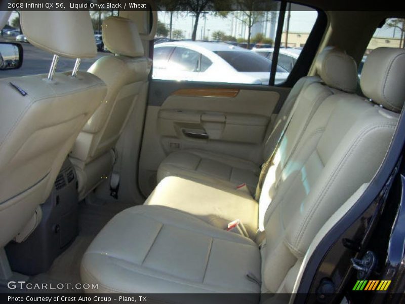 Liquid Onyx Black / Wheat 2008 Infiniti QX 56