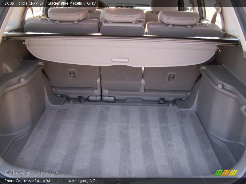 Glacier Blue Metallic / Gray 2009 Honda CR-V LX