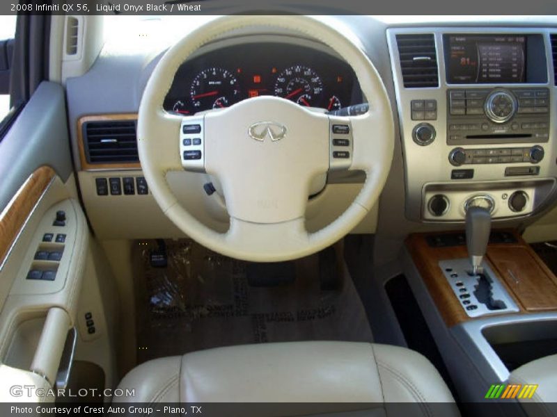 Liquid Onyx Black / Wheat 2008 Infiniti QX 56