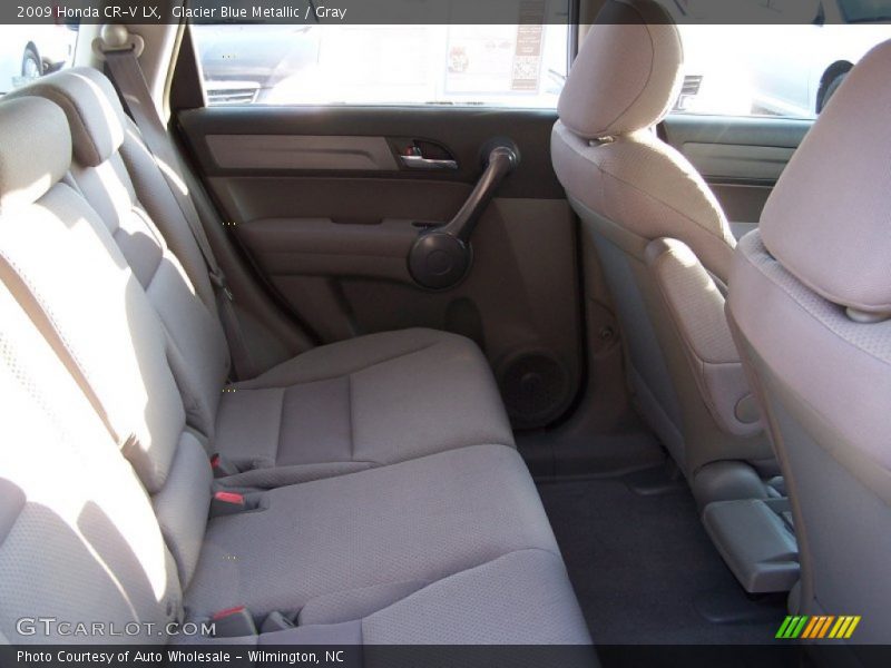 Glacier Blue Metallic / Gray 2009 Honda CR-V LX