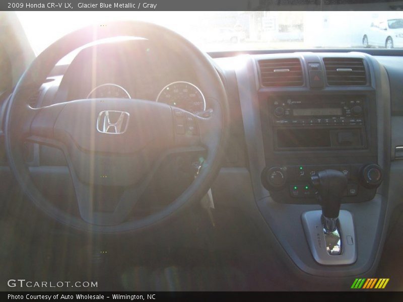 Glacier Blue Metallic / Gray 2009 Honda CR-V LX