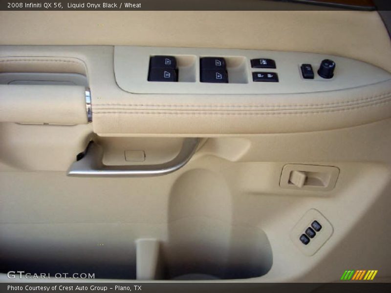 Liquid Onyx Black / Wheat 2008 Infiniti QX 56