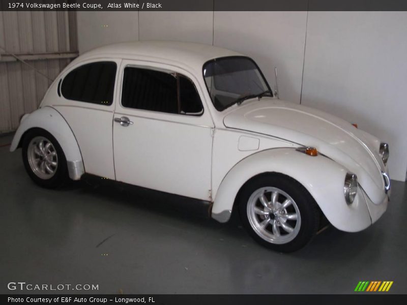 Atlas White / Black 1974 Volkswagen Beetle Coupe