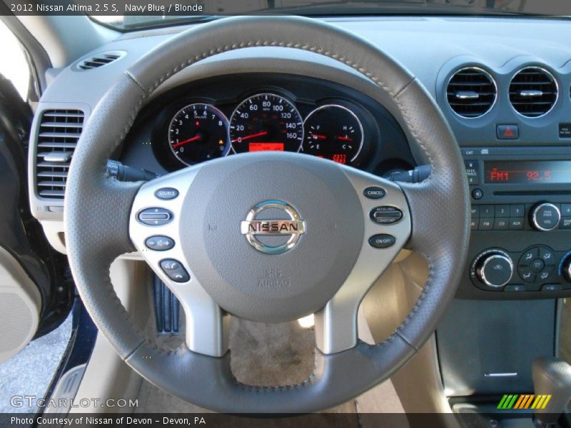 Navy Blue / Blonde 2012 Nissan Altima 2.5 S