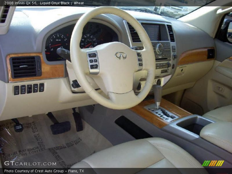 Liquid Onyx Black / Wheat 2008 Infiniti QX 56