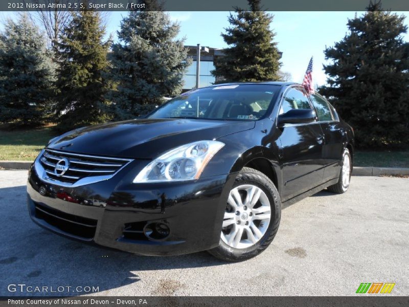 Super Black / Frost 2012 Nissan Altima 2.5 S