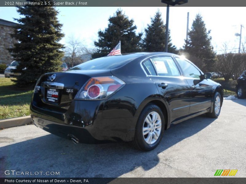 Super Black / Frost 2012 Nissan Altima 2.5 S