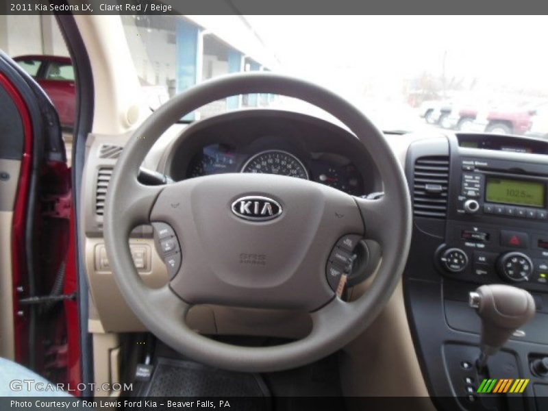  2011 Sedona LX Steering Wheel