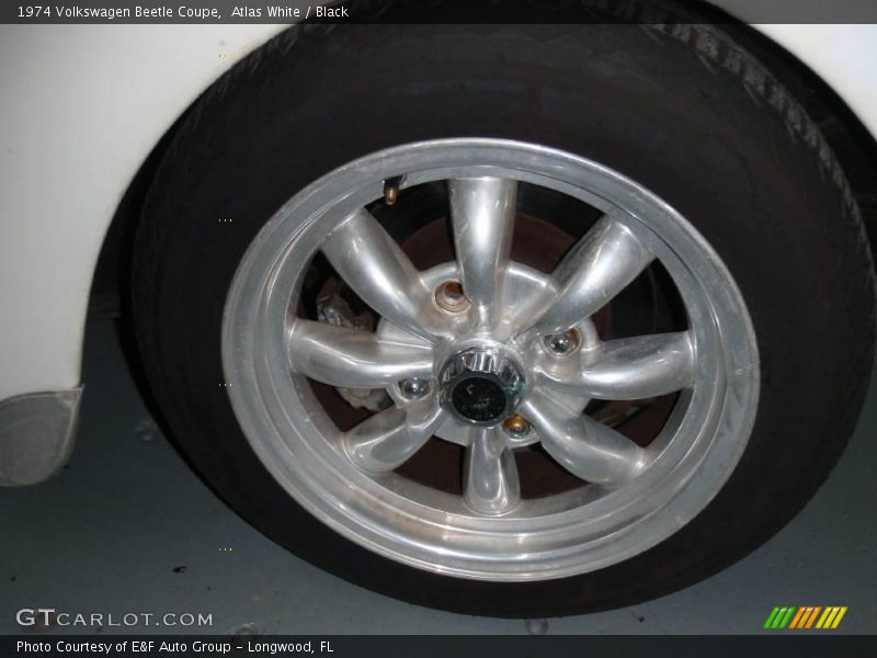 Atlas White / Black 1974 Volkswagen Beetle Coupe