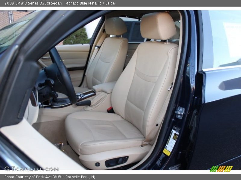 Front Seat of 2009 3 Series 335xi Sedan