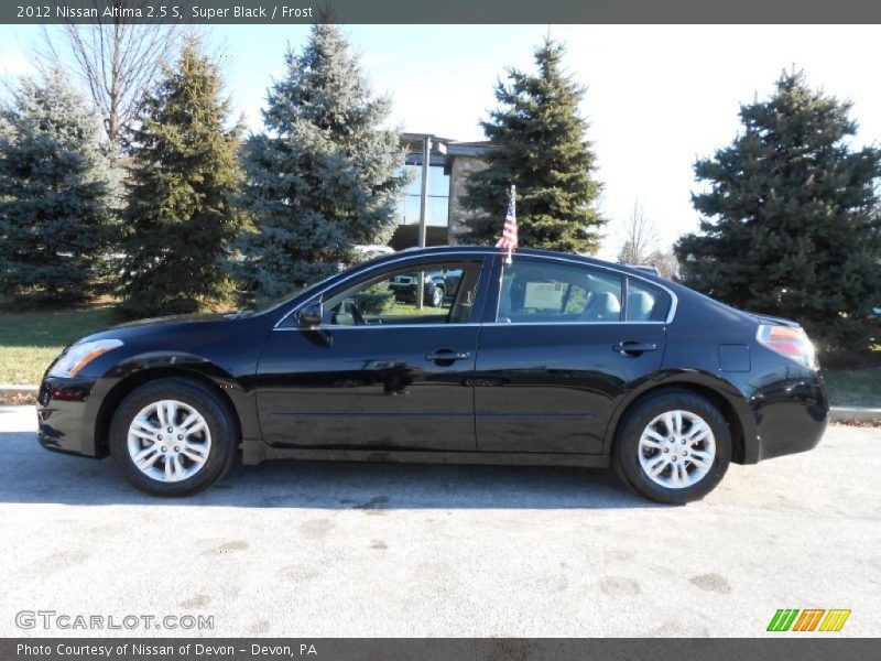 Super Black / Frost 2012 Nissan Altima 2.5 S