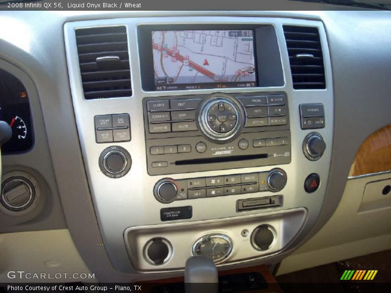 Liquid Onyx Black / Wheat 2008 Infiniti QX 56