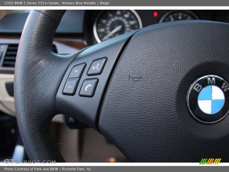 Monaco Blue Metallic / Beige 2009 BMW 3 Series 335xi Sedan