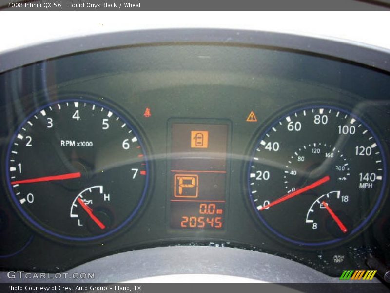 Liquid Onyx Black / Wheat 2008 Infiniti QX 56