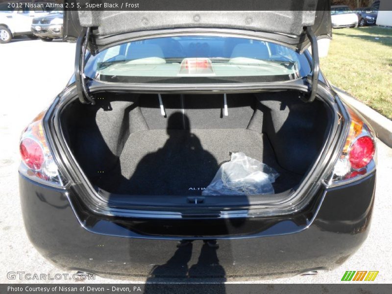 Super Black / Frost 2012 Nissan Altima 2.5 S