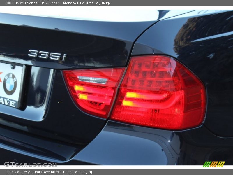 Monaco Blue Metallic / Beige 2009 BMW 3 Series 335xi Sedan