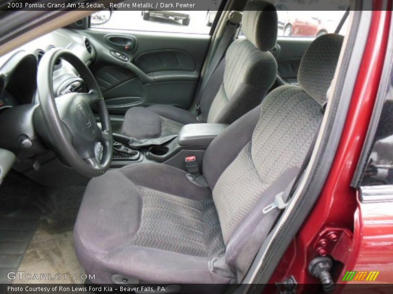  2003 Grand Am SE Sedan Dark Pewter Interior