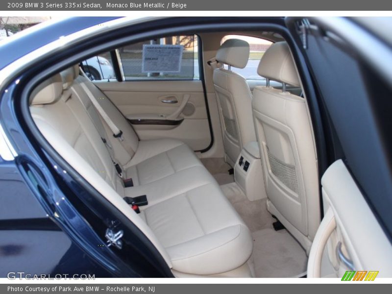 Monaco Blue Metallic / Beige 2009 BMW 3 Series 335xi Sedan