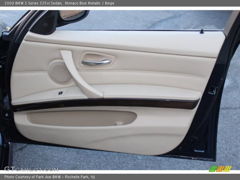 Monaco Blue Metallic / Beige 2009 BMW 3 Series 335xi Sedan