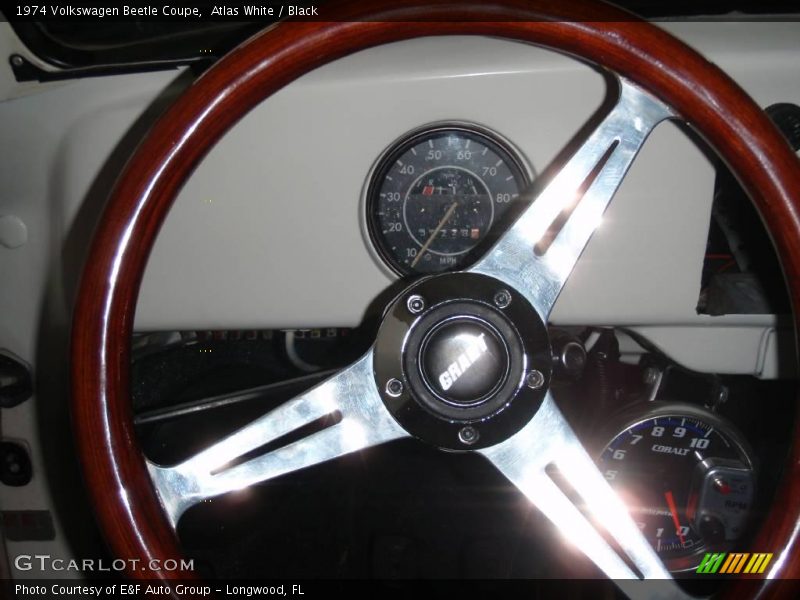 Atlas White / Black 1974 Volkswagen Beetle Coupe