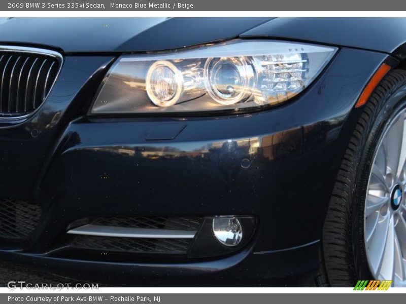 Monaco Blue Metallic / Beige 2009 BMW 3 Series 335xi Sedan