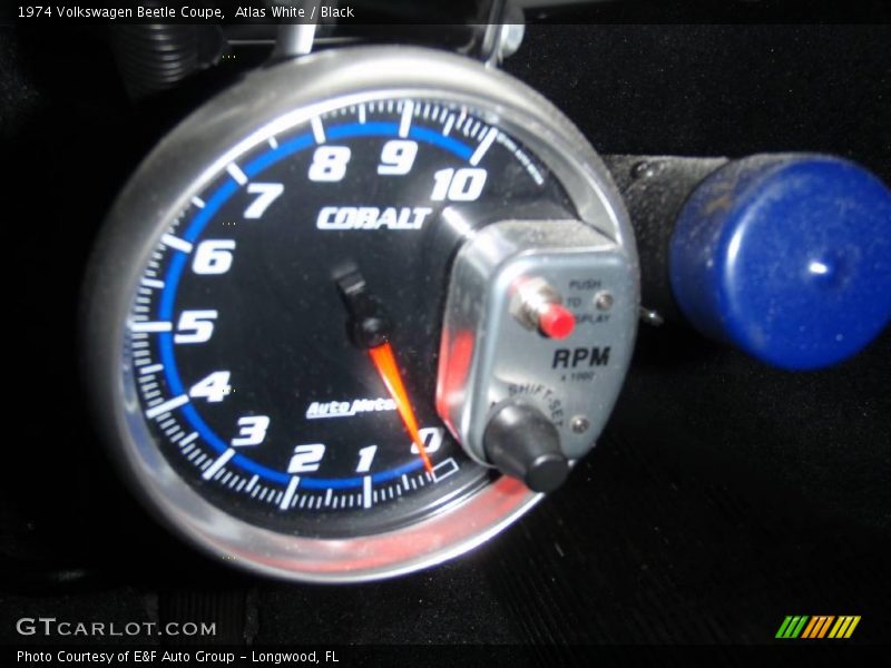 Atlas White / Black 1974 Volkswagen Beetle Coupe