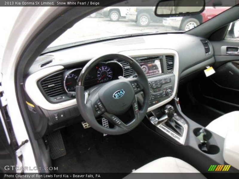 Beige Interior - 2013 Optima SX Limited 