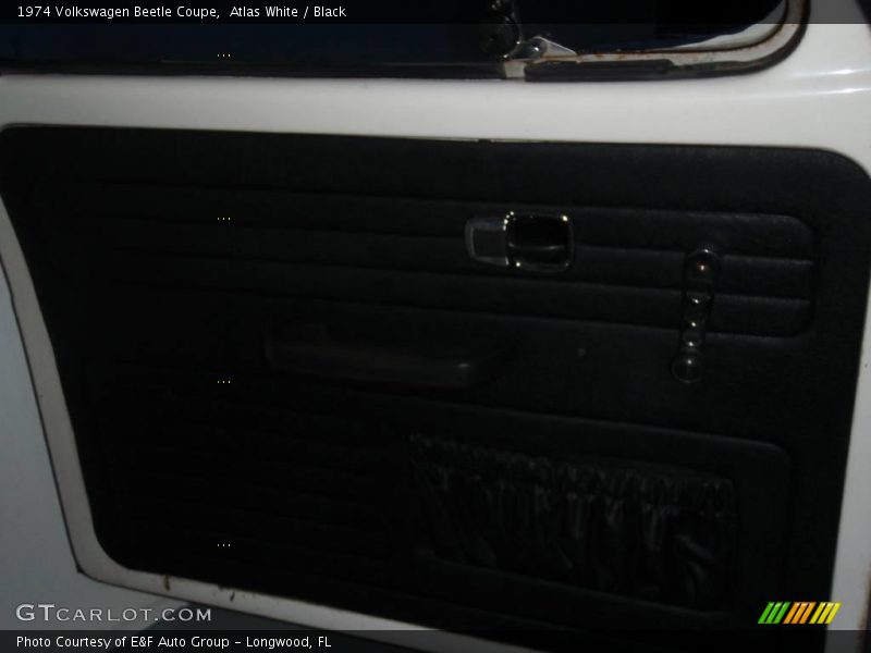 Atlas White / Black 1974 Volkswagen Beetle Coupe