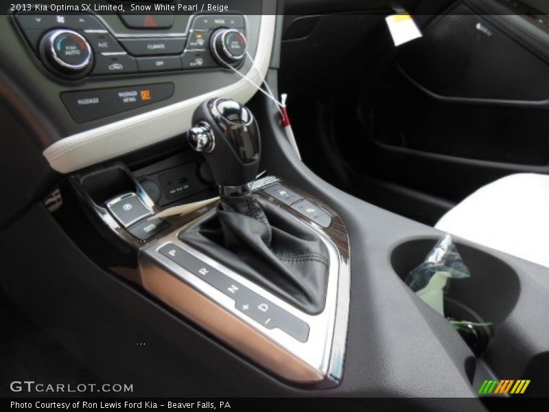  2013 Optima SX Limited 6 Speed Sportmatic Automatic Shifter