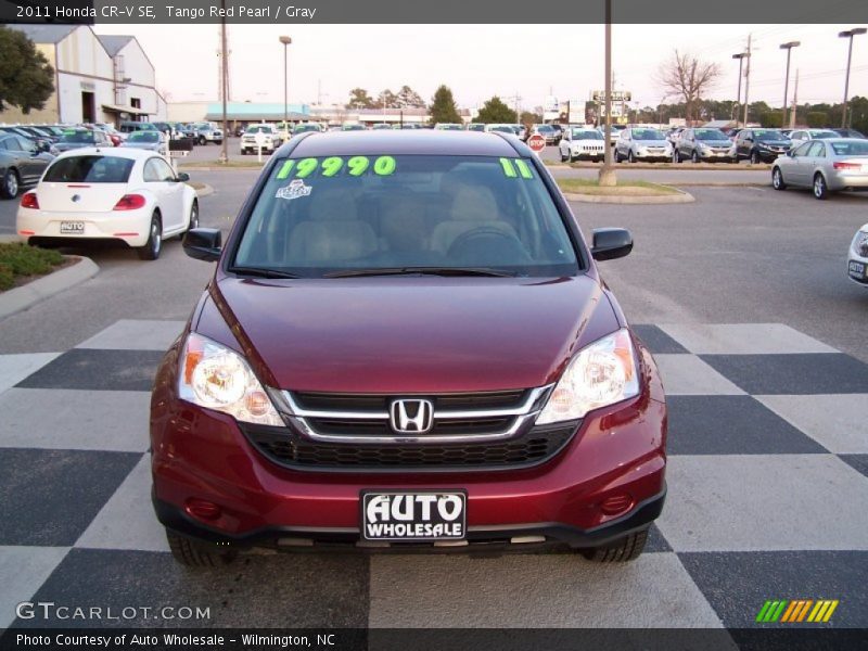 Tango Red Pearl / Gray 2011 Honda CR-V SE