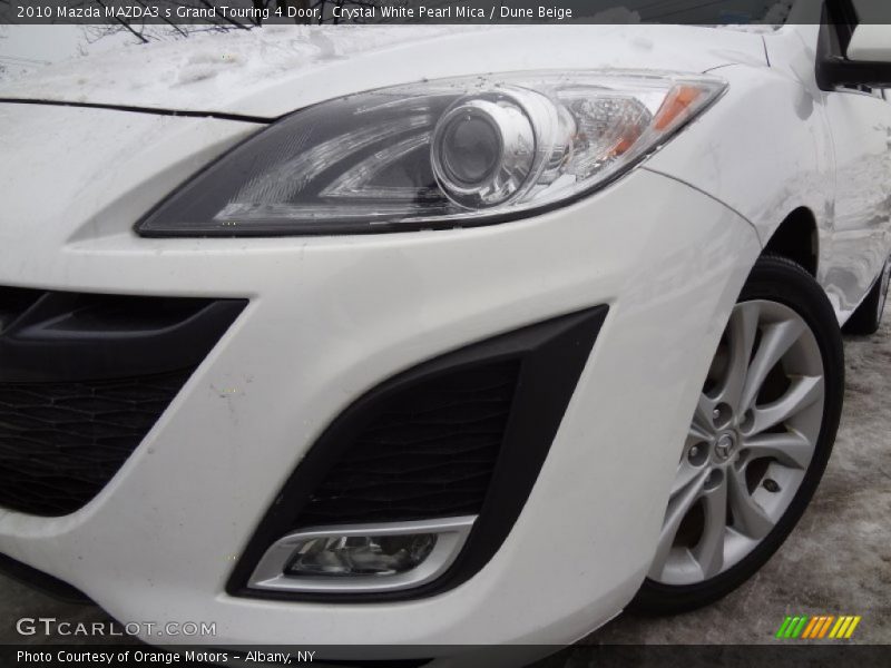 Crystal White Pearl Mica / Dune Beige 2010 Mazda MAZDA3 s Grand Touring 4 Door