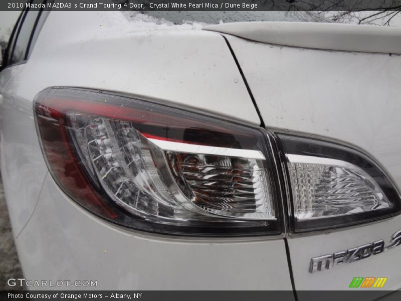 Crystal White Pearl Mica / Dune Beige 2010 Mazda MAZDA3 s Grand Touring 4 Door