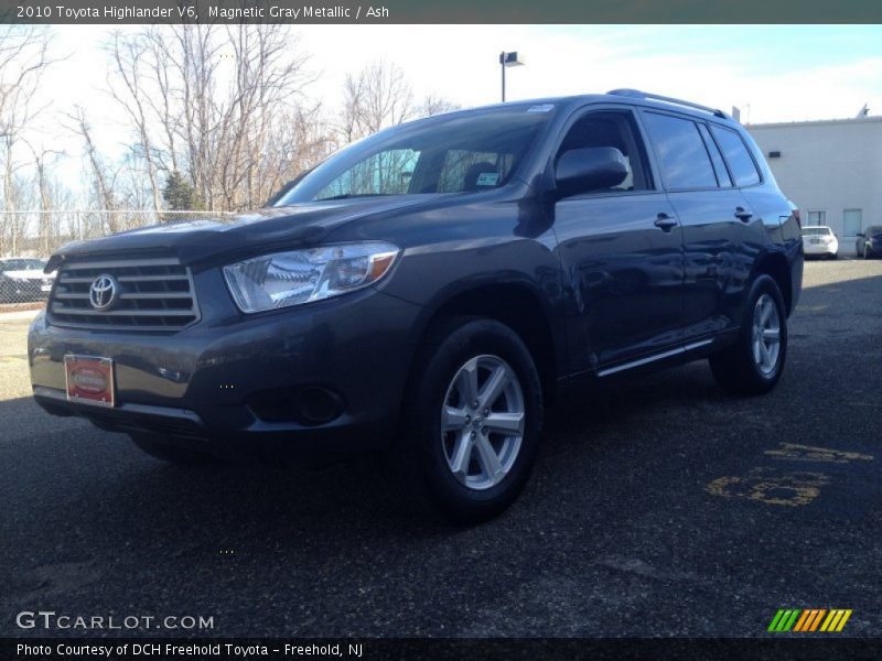 Magnetic Gray Metallic / Ash 2010 Toyota Highlander V6
