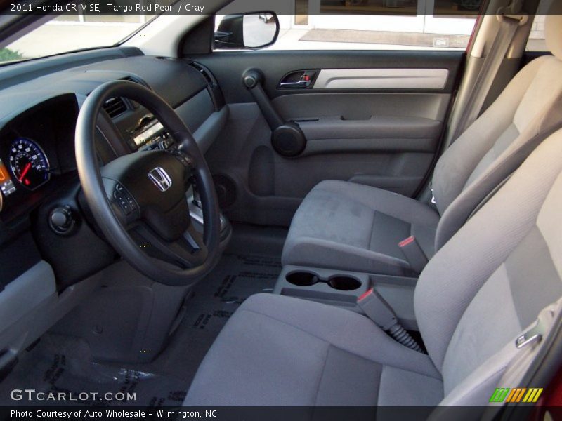 Tango Red Pearl / Gray 2011 Honda CR-V SE