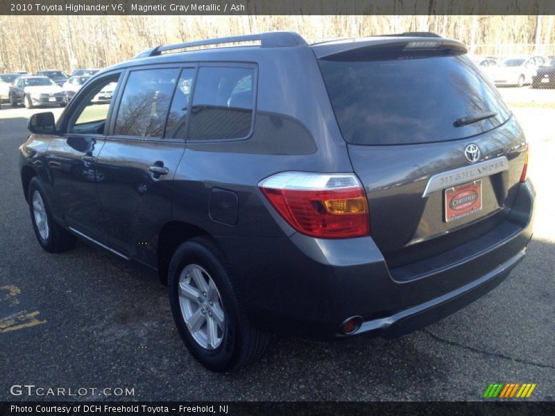 Magnetic Gray Metallic / Ash 2010 Toyota Highlander V6