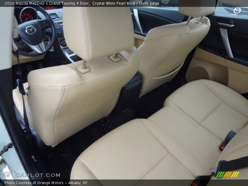 Crystal White Pearl Mica / Dune Beige 2010 Mazda MAZDA3 s Grand Touring 4 Door