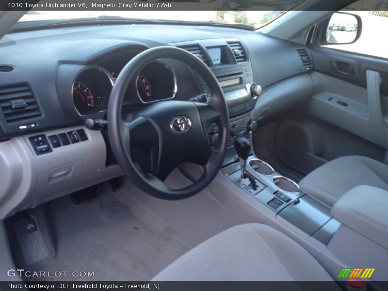 Magnetic Gray Metallic / Ash 2010 Toyota Highlander V6