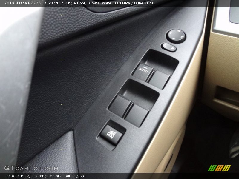Crystal White Pearl Mica / Dune Beige 2010 Mazda MAZDA3 s Grand Touring 4 Door