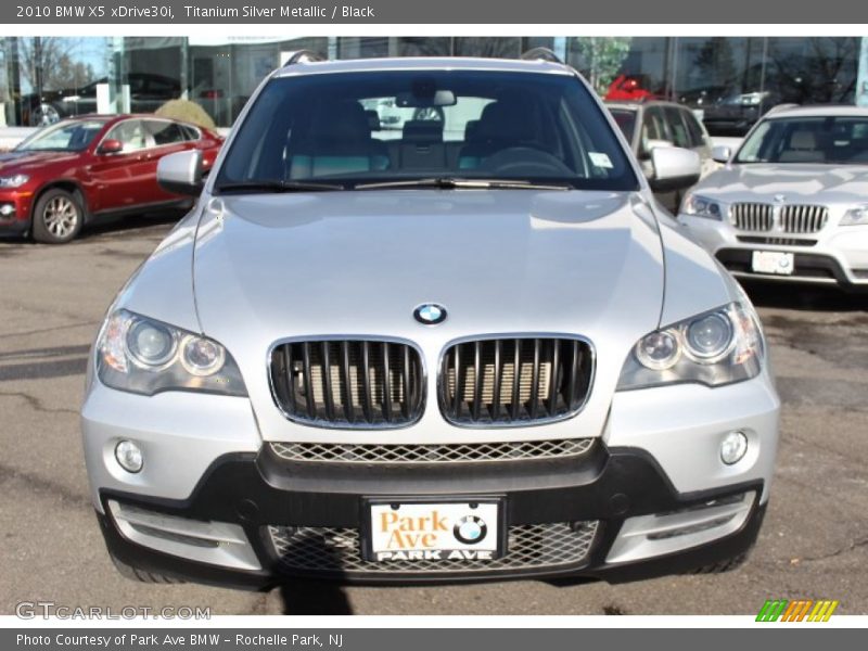 Titanium Silver Metallic / Black 2010 BMW X5 xDrive30i