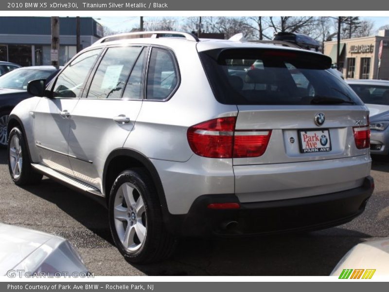 Titanium Silver Metallic / Black 2010 BMW X5 xDrive30i