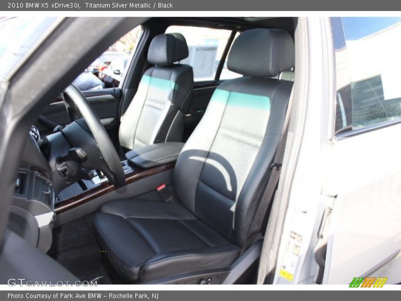 Titanium Silver Metallic / Black 2010 BMW X5 xDrive30i