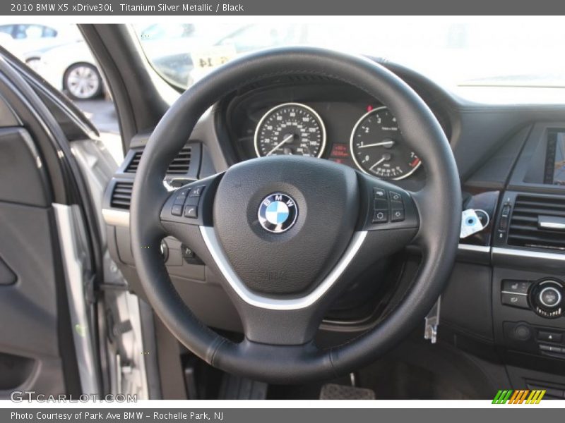Titanium Silver Metallic / Black 2010 BMW X5 xDrive30i