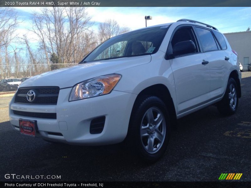 Super White / Ash Gray 2010 Toyota RAV4 I4 4WD