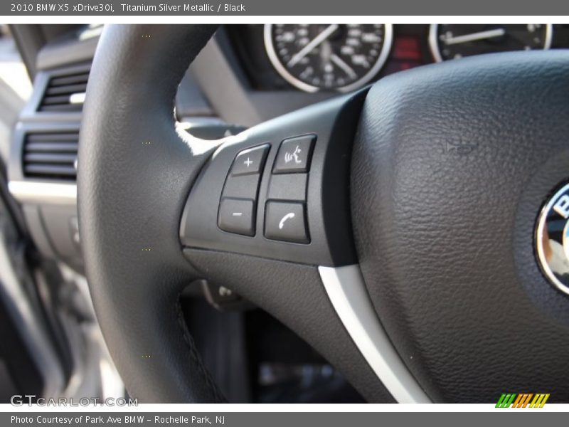 Titanium Silver Metallic / Black 2010 BMW X5 xDrive30i