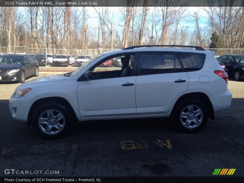Super White / Ash Gray 2010 Toyota RAV4 I4 4WD