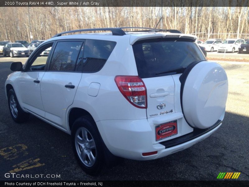Super White / Ash Gray 2010 Toyota RAV4 I4 4WD